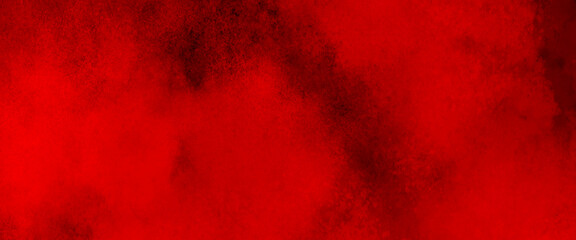 Red powder explosion cloud on black background. Freeze motion of red color dust particles splashing. animated graphic vintage background red and black powder in beige red tones.