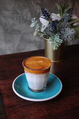 Dirty Coffee, Coffee menu, Milk Coffee