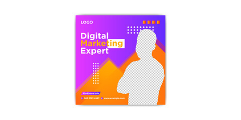 Creative Social Media Banner Post Design Template. Digital Marketing Corporate Business web ads banner