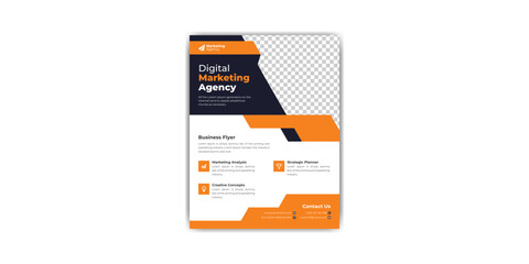Flyer template for corporate business promotion 