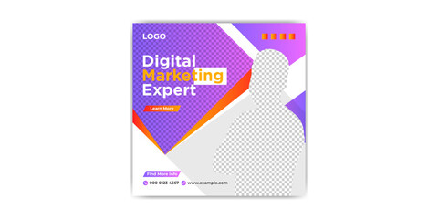 Creative Social Media Banner Post Design Template. Digital Marketing Corporate Business web ads banner