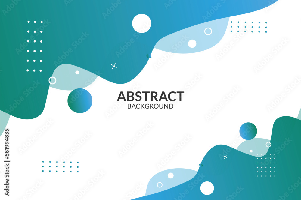 Aufkleber abstract gradient background dynamic shapes vector design.