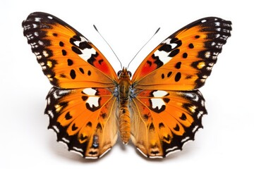 beautiful butterfly isolated on a white background. Generative AI
