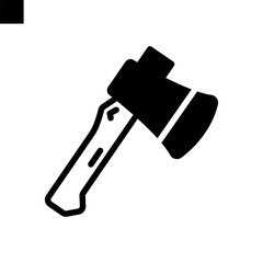 axe wood logo icon