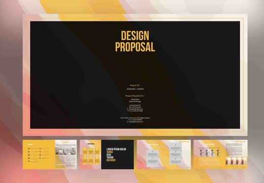 Modern Design Proposal Presentation Layouts