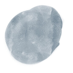 Blue Grey Watercolor Circle