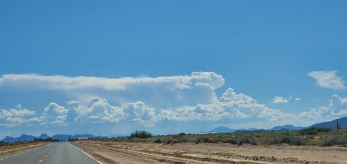 Obraz premium road in the desert