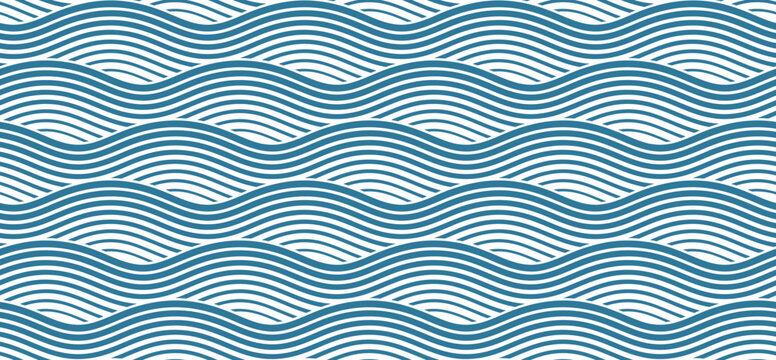 Seamless wave pattern