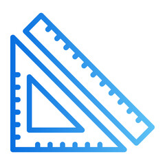 ruler gradient icon
