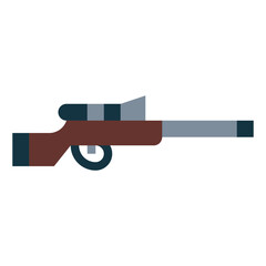sniper flat icon style