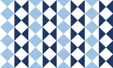 two tone blue diamond repeat pattern, replete image design for fabric printing 