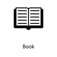 Book icon design stock illustration