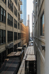 alley in the city