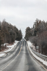 Obraz premium Road in winter