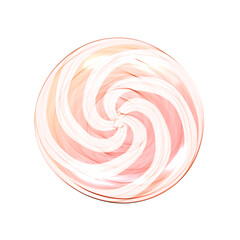 Cute peach candy stationary sticker oil painting