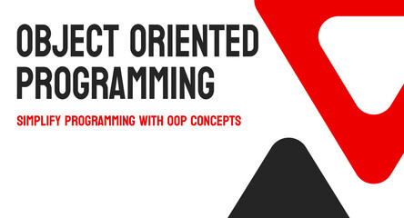 OOP - Object Oriented Programming - Programming paradigm based on objects. - obrazy, fototapety, plakaty