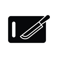 cutting board icon vector design template simple and modern