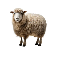 sheep isolated on white