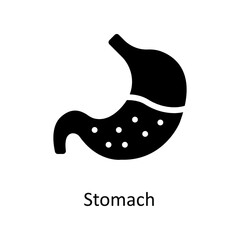 Stomach Vector   solid Icons. Simple stock illustration stock