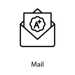 Mal icon design stock illustration