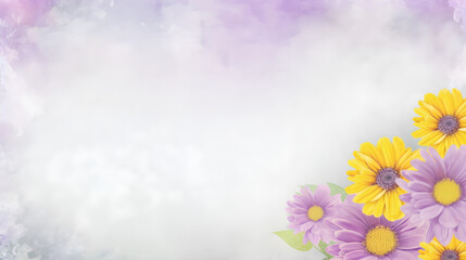 Obraz na płótnie Canvas Beautiful flower background for mother's Day, mother's Day background, minimalist design 