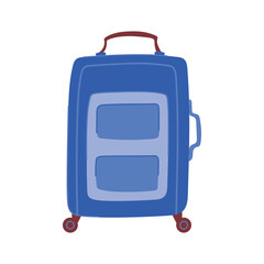 bag luggage suitcase cartoon vector illustration