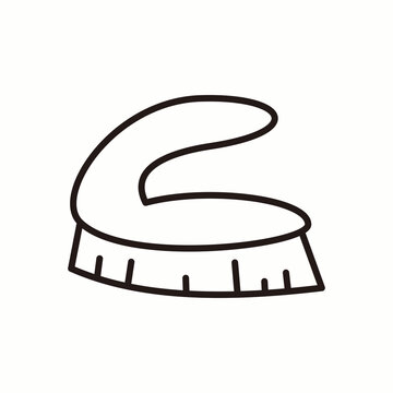recommend clip art: Scrub Brush Black and White Icon