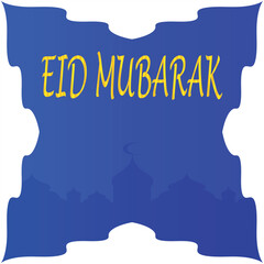 Eid Mubarak greetings background, Elegant element for design template, a place for text greeting card, and banner for Ramadan Kareem.
