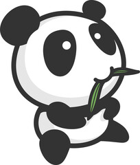 chewing panda