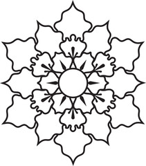 Flower Mandala Element