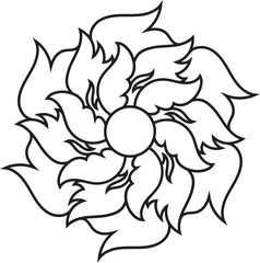 Flower Mandala Element