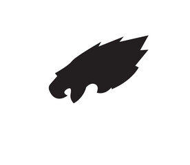 silhouette of a eagle