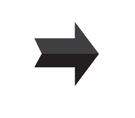 arrow icon on white