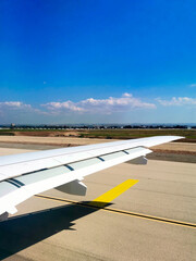 View from porthole runway