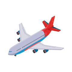 Isometric Airplane Icon