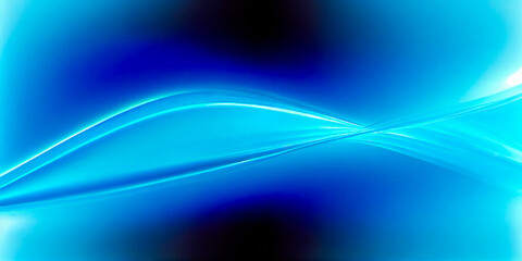 Dynamic Abstract Generative AI Light Blue Background