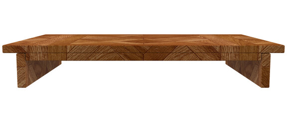 Wooden Table Top 3D Render 