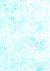 水彩の水色かすれ