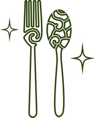 Spoon Islamic Illustration