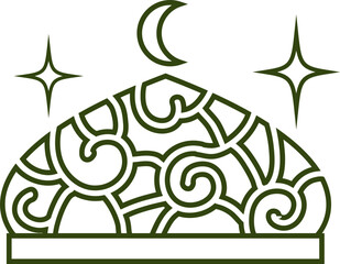 Mosque Islamic Illustration