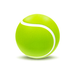 Tennis Ball isolated on white background. EPS10 vector