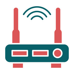 Vector Design Wifi Router Icon Style