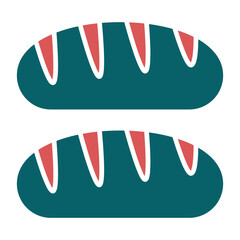 Vector Design Loaf Icon Style
