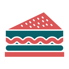 Vector Design Sandwich Icon Style