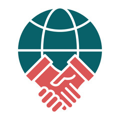 Obraz premium Vector Design Global Business Icon Style