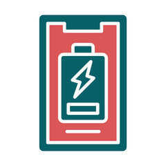 Obraz premium Vector Design Mobile Battery Icon Style