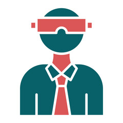 Vector Design Virtual Reality Icon Style