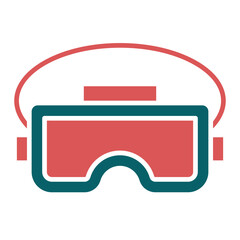 Vector Design Vr Glasses Icon Style