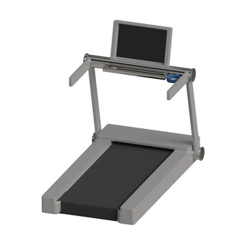 3d rendered treadmill perfect for fitness design project