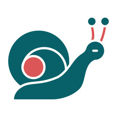 Obraz premium Vector Design Snail Icon Style